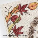 Faby Reilly Designs - Woodland Hedgehog, zoom 2 (Cross stitch chart)