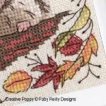 Faby Reilly Designs - Woodland Hedgehog, zoom 3 (Cross stitch chart)