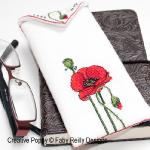 Faby Reilly Designs - Poppy Glasses case zoom 4 (cross stitch chart)