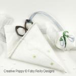 Faby Reilly Designs - Snowdrop Scissor case zoom 5 (cross stitch chart)