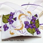 Faby Reilly Designs - Violet Needlebook zoom 2 (cross stitch chart)
