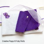 Faby Reilly Designs - Violet Needlebook zoom 3 (cross stitch chart)
