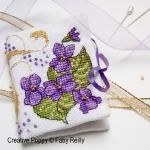 Faby Reilly Designs - Violet Needlebook zoom 4 (cross stitch chart)