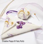 Faby Reilly Designs - Violet Scissor Case and Fob zoom 2 (cross stitch chart)