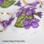 Faby Reilly Designs - Violet Scissor Case and Fob zoom 4 (cross stitch chart)