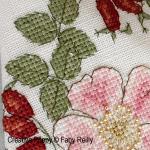 Faby Reilly - Wild Rose Scissor Case and Fob (cross stitch pattern chart) (zoom1)