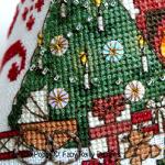 Faby Reilly Designs - Victorian Christmas Ornament zoom 4 (cross stitch chart)