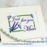 lavender cross stitch pattern for mother\'s day card (zoom3)