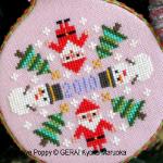 Gera! by Kyoko Maruoka - Christmas Ornaments zoom 2 (cross stitch chart)