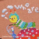 GERA! by Kyoko Maruoka - Alice meets the caterpillar zoom 5 (cross stitch chart)