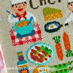 Gera! by Kyoko Maruoka - Dear Chef zoom 3 (cross stitch chart)