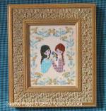Gera! by Kyoko Maruoka - Anne & Diana (The Friendship) zoom 3 (cross stitch chart)