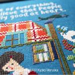 Gera! by Kyoko Maruoka - Anne Frank (In spite of everything...) zoom 3 (cross stitch chart)