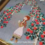 Gera! by Kyoko Maruoka - Anne (The Prayer) zoom 1 (cross stitch chart)