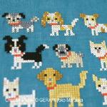 Gera! by Kyoko Maruoka - 15 Dog Breeds 2 zoom 2 (cross stitch chart)