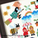 Gera! by Kyoko Maruoka - Fun Children\'s Motifs zoom 3 (cross stitch chart)