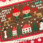 Gera! by Kyoko Maruoka - Merry Christmas to You zoom 2 (cross stitch chart)