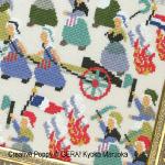 GERA! Kyoko Maruoka - French Revolution, zoom 3 (Cross stitch chart)