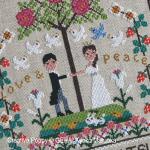 Gera! by Kyoko Maruoka - Happy Wedding - Welcome zoom 2 (cross stitch chart)