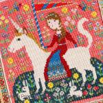 Gera! by Kyoko Maruoka - The Lady and the Unicorn zoom 4 (cross stitch chart)