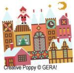 Gera! by Kyoko Maruoka - Santa has come - II zoom 3 (cross stitch chart)