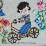 Gera! by Kyoko Maruoka - The Schoolgirl\'s days zoom 2 (cross stitch chart)