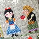 Gera! by Kyoko Maruoka - Snow White zoom 3 (cross stitch chart)