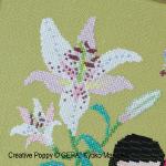 Gera! by Kyoko Maruoka - The Smell of Lilies zoom 3 (cross stitch chart)