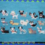 Gera! by Kyoko Maruoka - 15 Dog breeds zoom 3 (cross stitch chart)