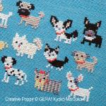 Gera! by Kyoko Maruoka - 15 Dog breeds zoom 2 (cross stitch chart)