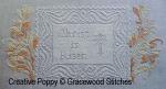 Gracewood Stitches design by Kathy Bungard - Christ is risen  - cross stitch pattern chart (zoom3)