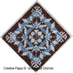 Gracewood Stitches - Swatchables - Rondo (Motif & 3 Variations) zoom 2 (cross stitch chart)