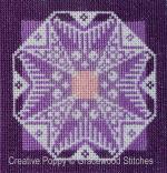 Gracewood Stitches - Twighlight - Ornament (cross stitch pattern) detail