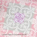 Gracewood Stitches - Winter Daybreak (Vintage textiles collection) zoom 1 (cross stitch chart)