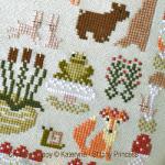Kateryna - Stitchy Princess - Magical forest, zoom 4  (cross stitch chart)