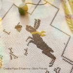 Kateryna - Stitchy Princess - Rabbits\'s Sampler, zoom 1  (cross stitch chart)