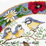 Lesley Teare Designs - Birds in summer zoom 2 (cross stitch chart)