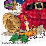 Christmas Teddy - cross stitch pattern - by Lesley Teare Designs (zoom 3)