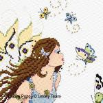 Lesley Teare Designs - Dawn Fairy zoom 1 (cross stitch chart)