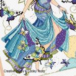 Lesley Teare Designs - Dawn Fairy zoom 3 (cross stitch chart)