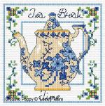 Lesley Teare Designs - Decorative Teapots zoom 3 (cross stitch chart)