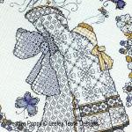 Lesley Teare Designs - Blackwork Oriental Beauty zoom 2