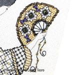 Lesley Teare Designs - Blackwork Oriental Charm zoom 4