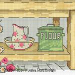 Lesley Teare Designs - Country Kitchen Dresser, zoom 2 (Cross stitch chart)