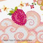 Lesley Teare Designs - Creamy Cupcake zoom 1 (cross stitch chart)