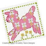Lesley Teare Designs - Floral Cuties zoom 2 (cross stitch chart)