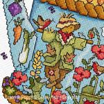 Lesley Teare Designs - Garden days zoom 3 (cross stitch chart)