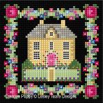 Lesley Teare Designs - Georgian Houses zoom 2 (cross stitch chart)