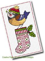 Lesley Teare Designs - Christmas Birdie Greetings zoom 3