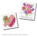 Lesley Teare Designs - Mother\'s Day cards zoom 2 (cross stitch chart)